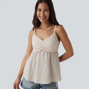 Halara Built-in Bra V Neck Tank Top