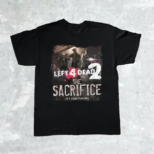Left 4 Dead 2 The Sacrifice Black Tee