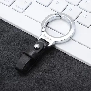 High-End Car Keychain for Men, Fashionable Alloy Keychain, Creative Multi-Functional Key Ring, Anti-Loss Waist Hanging Accessory, Unique Design Key Holder