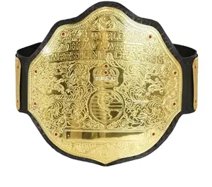 WWE WORLD HEAVYWEIGHT BIG GOLD CHAMPIONSHIP REPLICA BELT 2MM BRASS