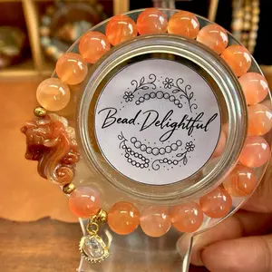 Zodiac Collection-Orange Lychee-horse bracelet