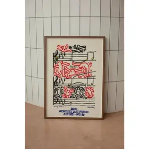Keith Haring Montreux Jazz Museum Quality Print NO FRAME
