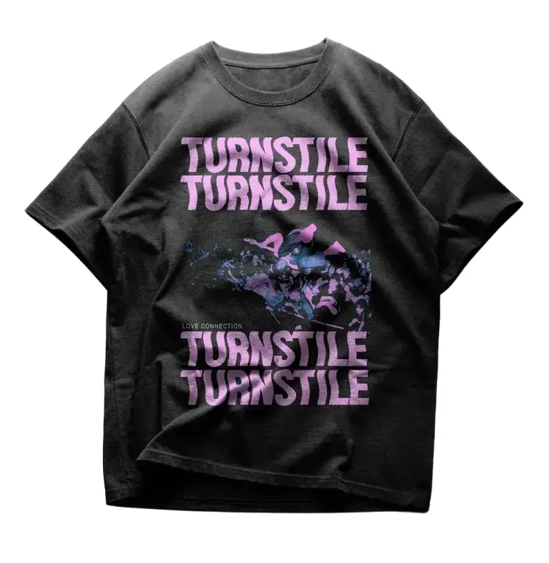 Turnstile T-Shirt - Nonstop Feeling - Turnstile Merch Badass Alternative Fashion Fans Bold edgy design for goth Harajuku streetwear lovers - Unisex Rocker Clothing Print t-Shirts  Shirt Halloween Party T-shirt Unisex Tee, Streetwear Soccer Tee.