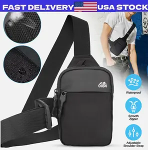 Waterproof Men Women Sling Bag Chest Cross Body Travel Sport Small Shoulder Pack