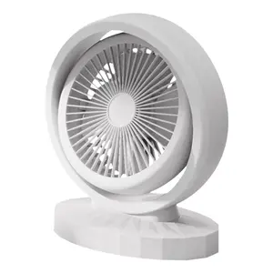 Pompotops Cooling Multifunctional Mini Charging Small Fan, Strong Wind, Small Night Light, Office Desktop, Small Dormitory, Silent USB Electric Fan, Purple, on Clearance Pompotops