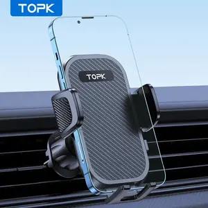 TOPK Car Phone Holder, 360 Degree Rotation Car Air Vent Phone Mount, Car Cellphone Mount, Universal Car Interior Accessories for Most Phones