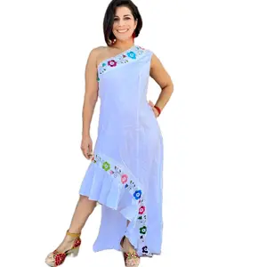 Handmade Mexican dress Ivette / vestido mexicano Women Handmade Mexican dress Ivette / vestido mexicano Women