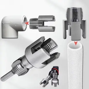 4mm & 6mm Thread Cutting Tool Set, Integrated Internal/external Pipe Screwdriver Kit for PVC Pipes, Plastic Ppr Tube Tap Die Mold Group, Pipe Threader Kit
