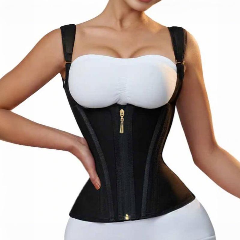 Women's Elastic Lumbar Tummy Control Waist Trainer - Specific Product for Women's Use as Described Zippered waist  vest Women's Latex Underbust Girdle back support faja formoms Full Body Shapewear waist  trainer  belt Women's Seamless V-Neck faja corset