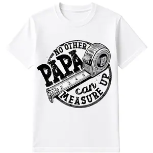 [MADE IN US] Funny Papa Measuring Tape Shirt Carpenter Grandpa Tee Dad Workshop Graphic Gift for Woodworking Lovers