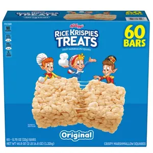 Kellogg's, Rice Krispies Treats, 0.78 oz, 60-count