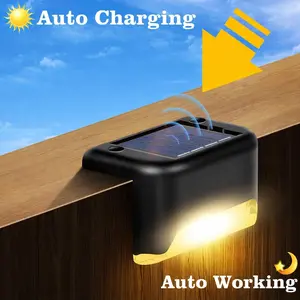 Ultimate 4/12-Pack Solar Deck Lights  Auto-On/Off Warm White LED for Stairs, Pathways & Fences | Waterproof IP65 Design | Easy NO Wires & NO Bills Installation! Perfect for Yard, Patio & Garden Lighting. #SolarLights #OutdoorLighting