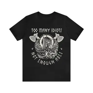 Viking Axe Shirt, Norse Humor Tee, Warrior's Fashion Statement Embrace Norse Mythology with T-Shirts of Honor. Viking Shirt, Valhalla Shirt