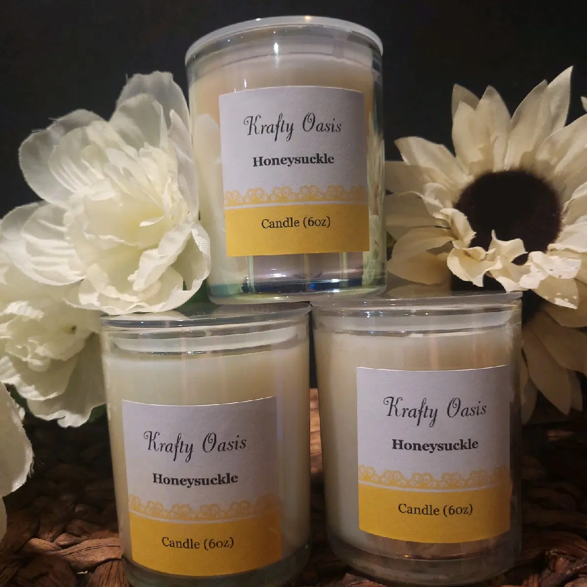 6oz Honeysuckle candle