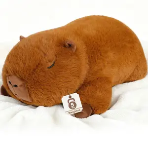 5 lbs 22in Weighted Capybara Stuffed Animal Plush Toy Pillow, Heavy Gift for Kids & Adults, Porch Goose Companion