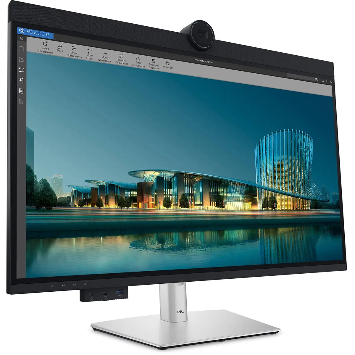 Dell UltraSharp U3224KB 31.5" 16:9 6K USB-C Hub IPS LCD HDR Monitor with Webcam