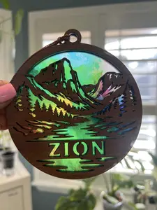 Zion National Park Suncatcher for Sunny Window
