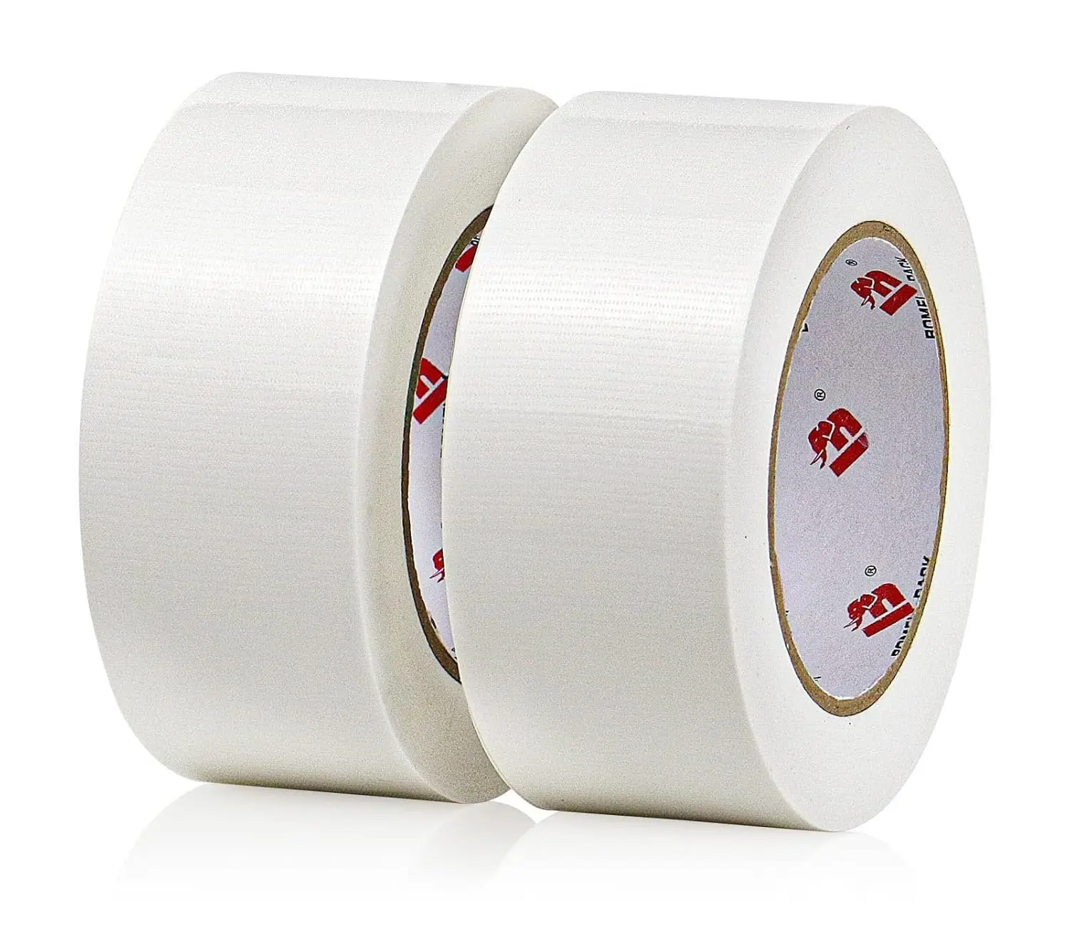 2  Duct Tape Heavy Duty,9 Mil Thickness,2 Inches x 30 Yards, Industrial Strength,Flexible,No , and  by Hand,Multi-Use for Indoor & Outdoor Repairs(White)