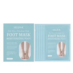 Moisturizing Socks for Dry Peeling Feet, Contains Snail Mucus and Shea Butter, Nourishing Repair, Removes Calluses and Dead Skin