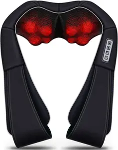 Soothe Sore Muscles with Deep Tissue Shiatsu Massage – This Electric Neck and Back Massager Delivers Intense Kneading with Soothing Heat, Making It the Ultimate Corded-Power Gift for Men, Women, Mom, or Dad on Any Occasion