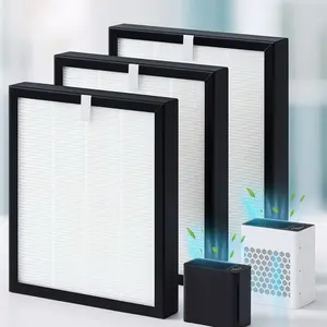 3 Pack TZ-K2 Replacement HEPA Filters Compatible with ToLife TZ-K2 Air Purifier – 3-in-1 H13 True HEPA & Activated Carbon Filter for Dust, Pet Dander, Smoke, Odors & Allergens