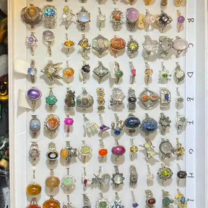 Live Show Claims S925 Sterling Silver Natural Rings