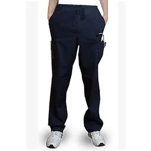 Poplin Unisex Scrub Pant - 6 Pockets (2 Side, 2 Cargo, 1 Back, 1 Cell Phone Pocket)
