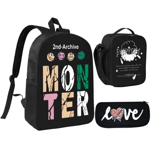 3-Piece Designer Backpack Set: The Perfect Back-to-School Gift for Your Daughter or Son [Oxford Cloth]