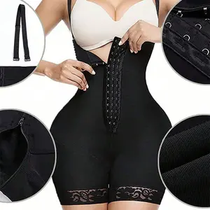 Fajas Colombianas Post Surgery Shapers Binders High-waisted Hip-lifting Seamless Slimming Body-shaping Pants with Detachable Shoulder Strap trainer deal