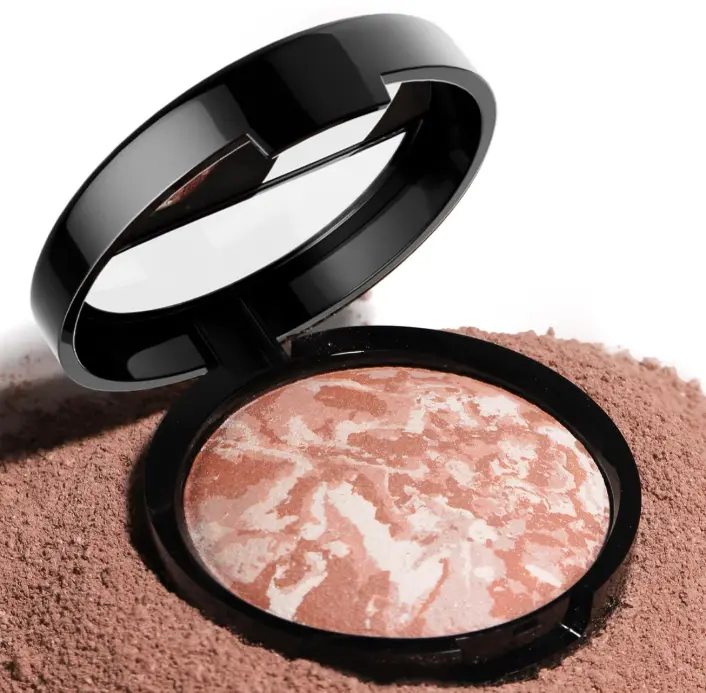 YOUNG VISION Pressed Powder Foundation Makeup, Baked Color & Color Correcting Powder, Buildable Light to Medium Makeup Converage for Face, Matte Finished (Beachy Horizon)