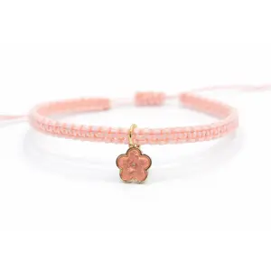 Flower Macrame Friendship Bracelet