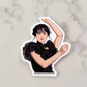 wednesday dance sticker
