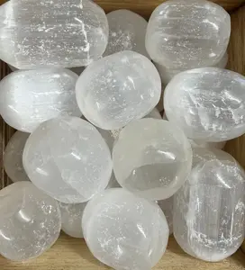 selenite satin spar tumbles