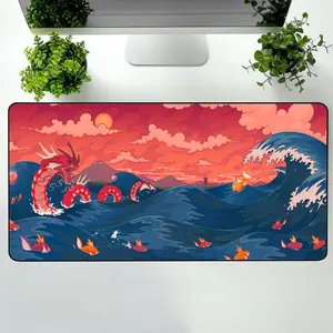 Lake of Rage Desk Mat, Gyarados Pokemon Desk Mat