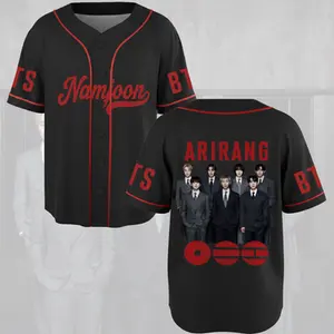 Kpop Group Bangtan-Camo Style Jersey, Custom Bangtan Boys Members Baseball Jersey For Army, Bangtan World Tour 2026 Merch Top, Bangtan Comeback 2026 Sports Vest