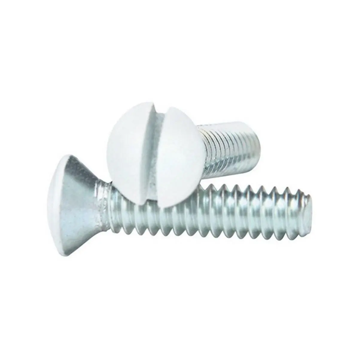 212 MAIN PSW Series Stainless Steel White Wall Plate Flat Head Screws, Durable Fasteners for Tools & Hardware Uses