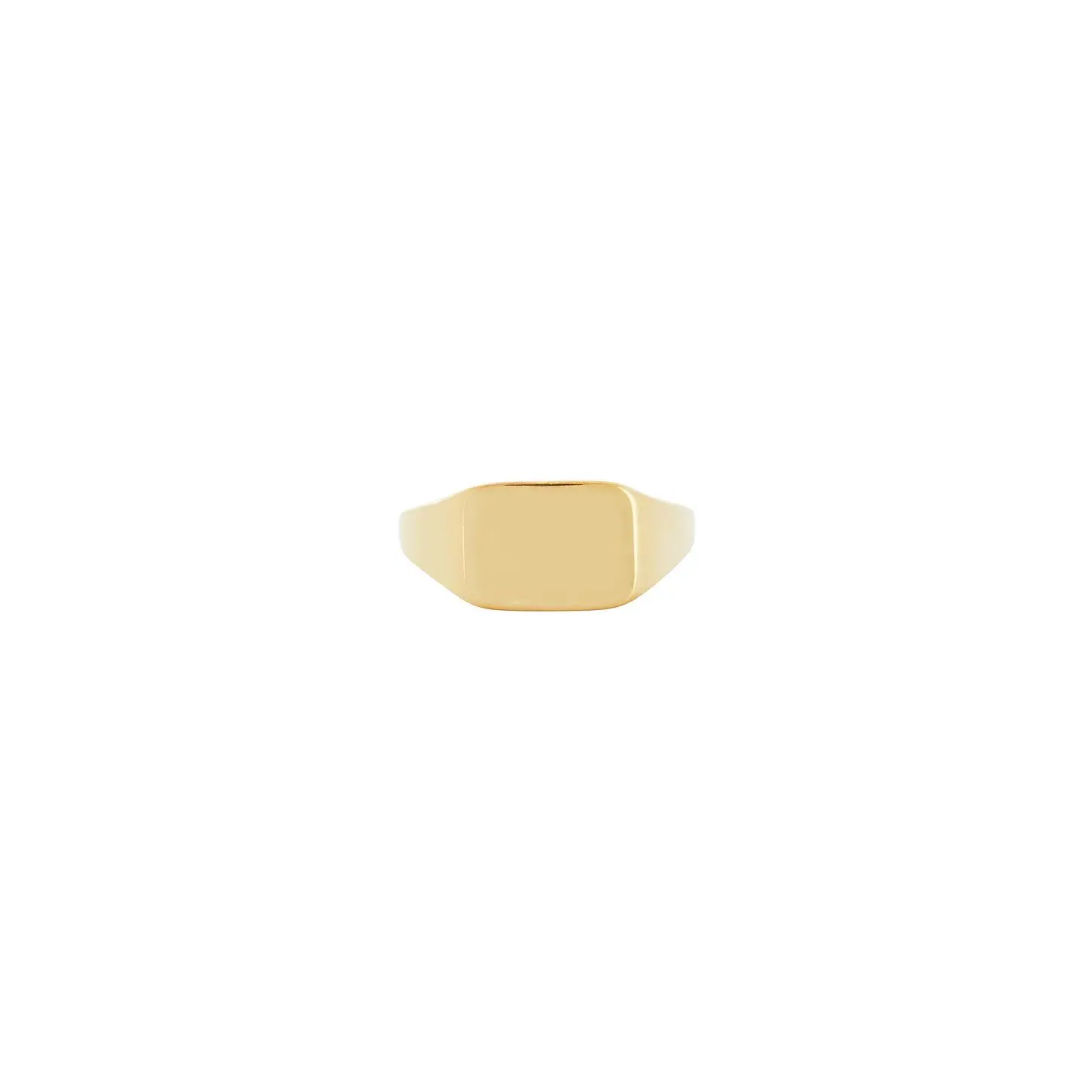 MEGA Signet Pinky Ring in 14k Gold Vermeil