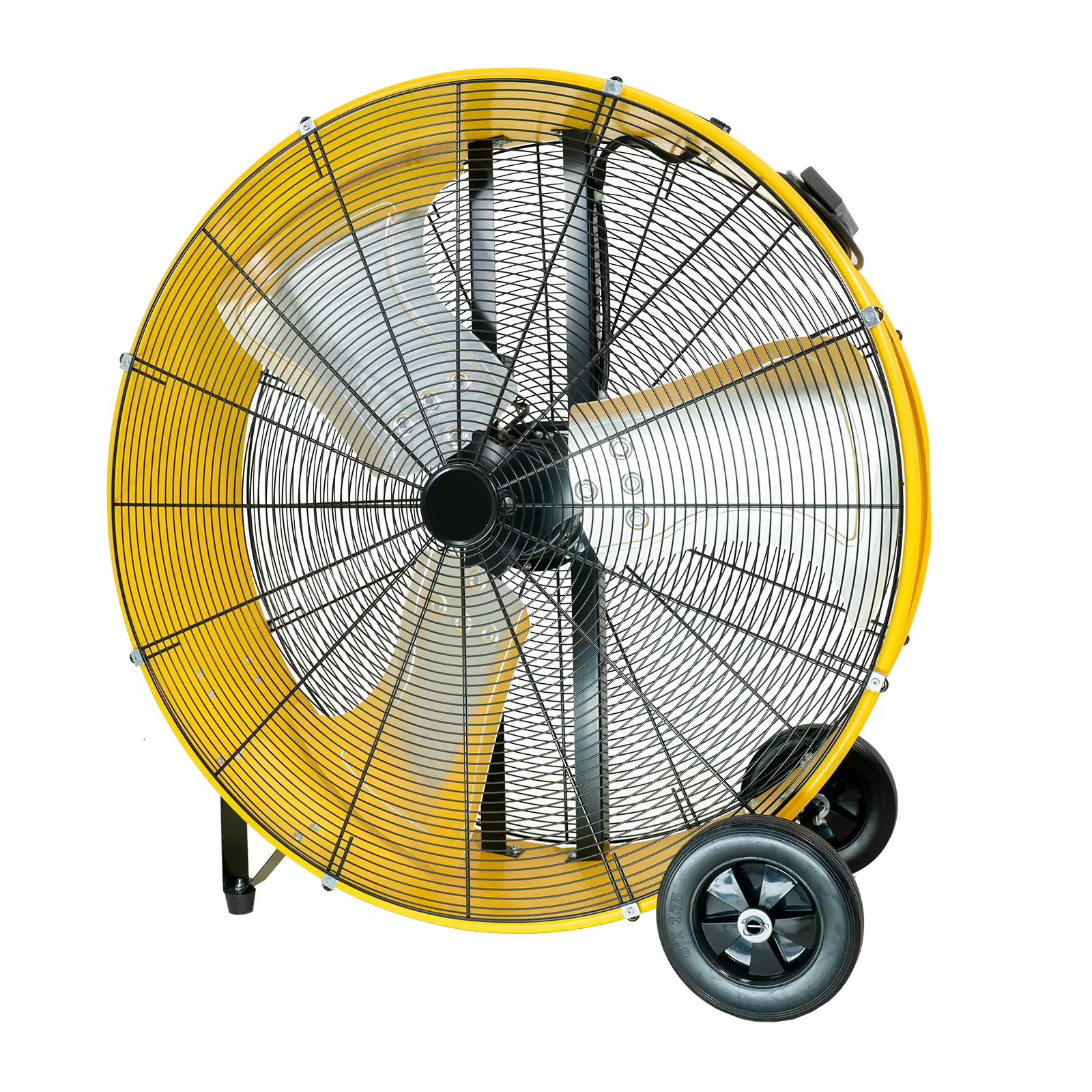 36 IN Portable Drum Fan, MAX 21,000 CFM Shop Fan Heavy Duty, 2-Speed, 4/5 HP Powerful Motor, 8 IN Wheels, for Workshop, Factory, Warehouse, Garage, UL Listed