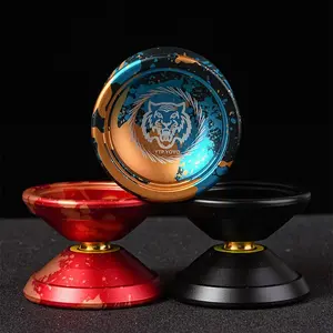 Yoyo Professional Magic Yoyo Metal Yoyo With 10 Ball Bearing Alloy Aluminum High Speed Unresponsive Yo Yo Classic Toys For Kids