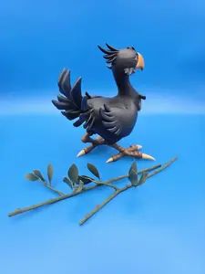 Final Fantasy 7 Chocobo Figurine - 3D Printed Hand Painted Airbrushed Collectible