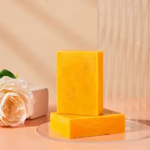 Turmeric and Kojic Acid Skin Brightening Soap All Natural Gentle Cleanser for All Skin Types. Face & Body Cleanser for Men, Women & Teens.