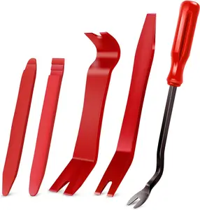 Nilight 5PCS Auto Trim Removal Tool Set for Car Audio Dash Panel Window Molding Fastener Remover Tool Kit