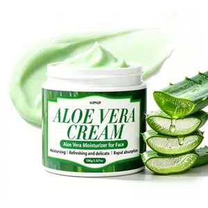 Aloe Cream, Aloe Vera Face, Aloe Vera For Skin， Deeply Hydrates & Soothes Skin， Lightweight, Non-Greasy, Fast-Absorbing，100g For Daily Skincare，Suitable For All Skin Types