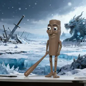 Flexible Joint Wooden Puppet, Art Student Drawing Model, Poseable Doll for Stop Motion Animation, Unique Gift, Desktop Ornament