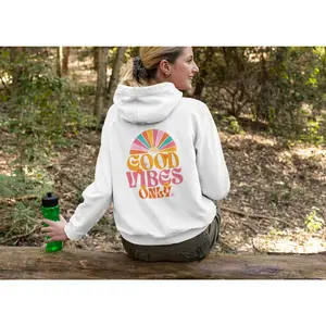 Positive Vibes Only Hoodie, Trendy Cool Sweatshirt, Peace Hoodie, Tumblr Sweatshirt, Inspirational Hoodie, Kindness Hoodie