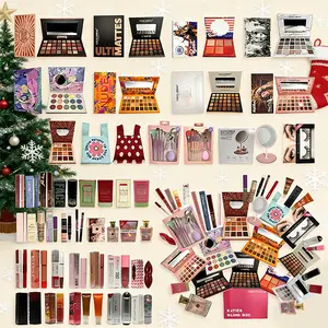 Chrome Shimmer Palette soft  silver  rose [Valentine's Day] Katie Limited Edition 25-Piece Makeup Kit Beginner-Friendly Pink Gift Box with Full-Color Eyeshadow Lip Glosses & Eyeliner Pens for Christmas Halloween Black Friday Birthdays