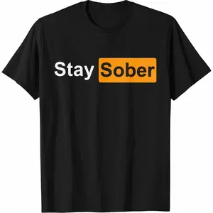 [100% Cotton] Stylish Stay Sober T-Shirt [TrendingNow] Summer Streetwear