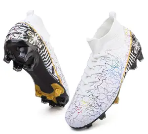 Mens Womens Soccer Cleats Youth Soccer Shoes Football Shoes High-Top Football Cleats Outdoor/Indoor Athletic Shoes Sneakers