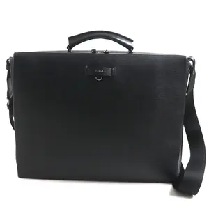 Pre-owned FURLA Calfskin Tote Bags All Leather 2way Briefcase