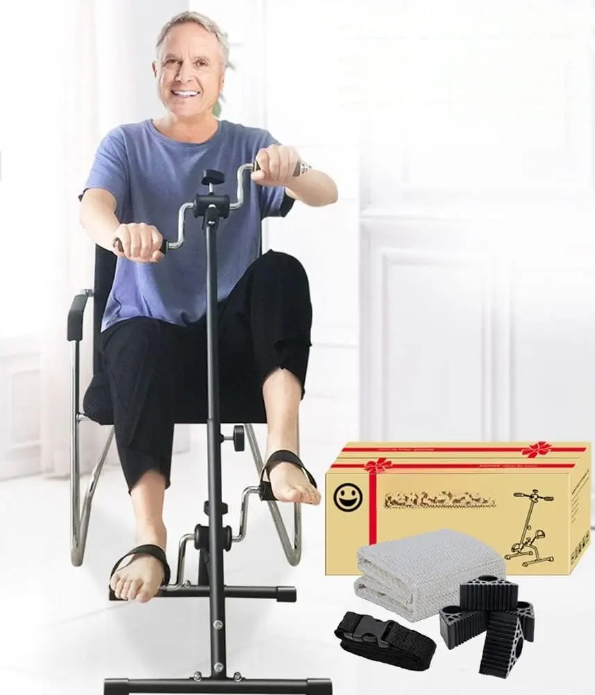 Pedal Exerciser  Hand Arm  and  Peddler Adjustable Fitness Equipment for Seniors,   Pedal Exercise  for Total , with  Box